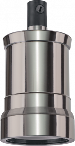 Патрон электрический Navigator 61 725 NLH-V02-005-E27 подвес.метал. черный хром