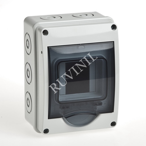 Щиток о/п на 3 мод. с вертик. двер.160х120х91мм IP65 Тусо (уп.20шт)