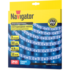 СД Лента Navigator 71 404 NLS-3528B60-4.8-IP65-12V R5