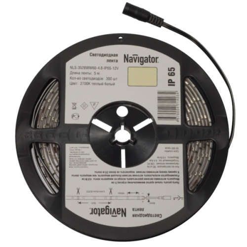 СД Лента Navigator 71 404 NLS-3528B60-4.8-IP65-12V R5