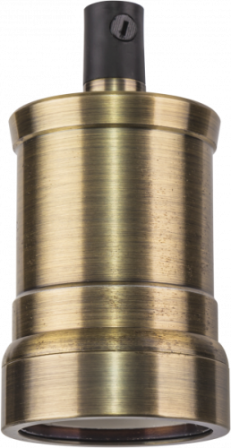 Патрон электрический Navigator 61 726 NLH-V02-007-E27 подвес.метал.черненая брон