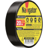 Изолента Navigator 71 110 NIT-A19-20/BL чёрная