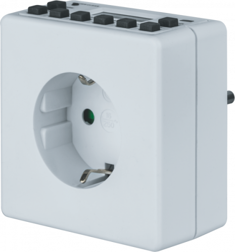 Таймер Navigator 61 556 NTR-E-S02-WH розет. электрон.