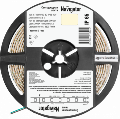 СД Лента Navigator 71 700 NLS-5730WW60-30-IP65-12V R5