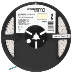 СД Лента Navigator 71 704 NLS-3528WW60-4.8-IP65-12V-Pro R5 (Теплый белый ш.8)