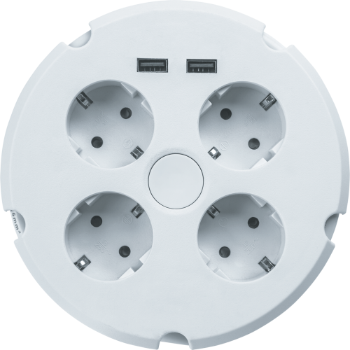 Удлинитель Navigator 61 456 NPE-USB02-04-150-ESC-3X1с/з выкл.4 гн.1.5м USB2.1A