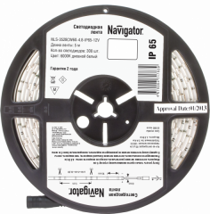 СД Лента Navigator 71 763 NLS-3528СW60-4.8-IP65-12V R5