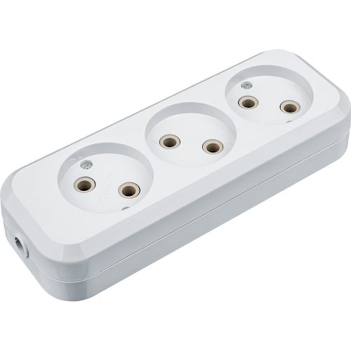 Колодка Navigator 61 585 NCA-BL01-03-X-WH 3гн б/з АБС пластик