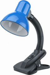 Светильник Navigator 61 641 NDF-C011-60W-B-E27 прищепка, синий