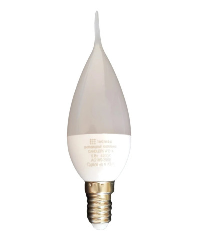 Лампа светодиодная LEDMAX CANDLEP 3W E14 3000K
