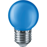 лампа E27 NLL G45 1W B 230V (LED, шар синий) Navigator | 10шт./уп.