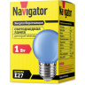 лампа E27 NLL G45 1W B 230V (LED, шар синий) Navigator | 10шт./уп.
