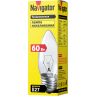 лампа E27 NI B 60W CL 230V (свеча) Navigator | 10шт./уп.