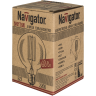 лампа E27 NI-V G95-SC19 60W CLG  230V (накаливания, шар винтаж) Navigator | уп.40/10/1(шт.)