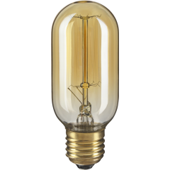 лампа E27 NI-V T45-SC15 60W CLG 230V (накаливания, колба винтаж 45х110мм) Navigator | уп.100/10/1(ш