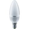 лампа E14 NLL C37 7W 4K-FR 230V (свеча мат. диммер) DIMM  Navigator | уп.100/10/1(шт.)