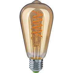 лампа E27 NLL-F ST64 4W 2,5К 230V SPIRAL Navigator | уп.100/1/1(шт.)