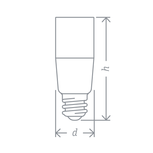 лампа E27  NLL T39 10W 2,7K 230V (трубчатая 39х112мм) Navigator | уп.100/1/1(шт.)