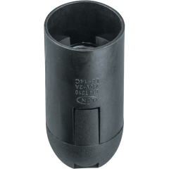 Патрон электрический Navigator 61 348 NLH-PL-E14-BL пластик подвесной черный Е14